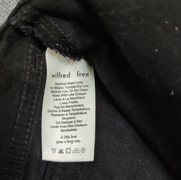 ARITZIA WILFRED Belen High Rise‎ Mom-Fit Black Jeans Sz 0 - Picture 7 of 10